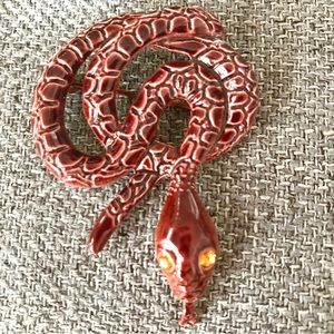 Vintage ULTRA Figural Snake Brooch